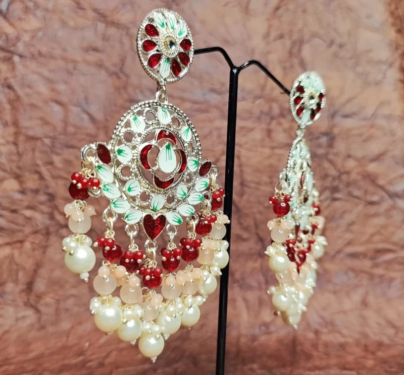 Royal kundan Minakari Earrings