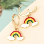 Rainbow earrings