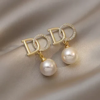 Pearl Drop Earrings for women