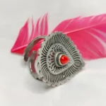 Silver Replica Leaf Shape Ring