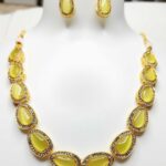 Necklace Set Oval Shape