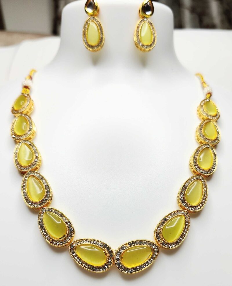 Necklace Set Oval Shape