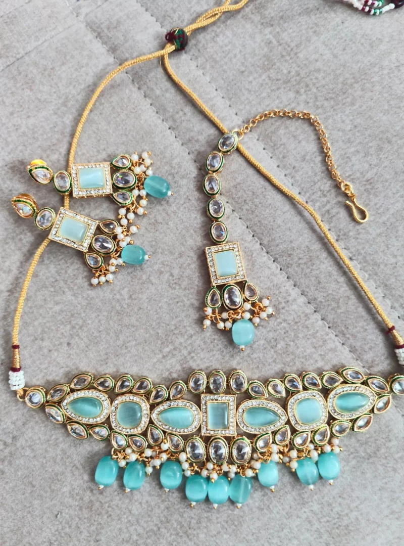 Mona Lisa, Kundan & AD Stones Necklace set