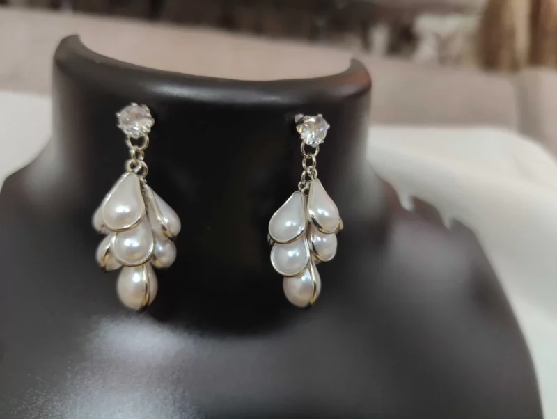 Silver Plated Alluring Drop Earrings