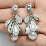 Silver Plated Alluring Drop Earrings