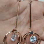 Flash Zircon Crystal Earrings Korean