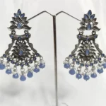 Silver Alloy Chandellier Earring