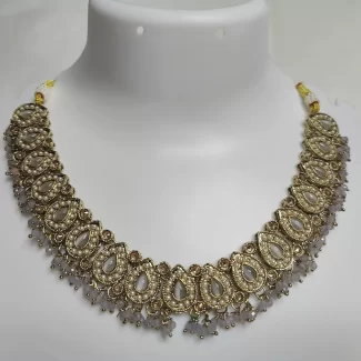 Round Neck Antique Necklace Set By Kalakriti Gallery