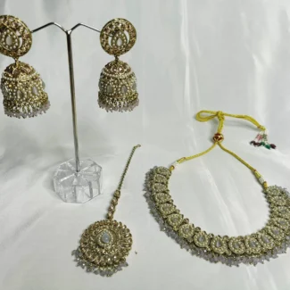 Round Neck Antique Necklace Set By Kalakriti Gallery