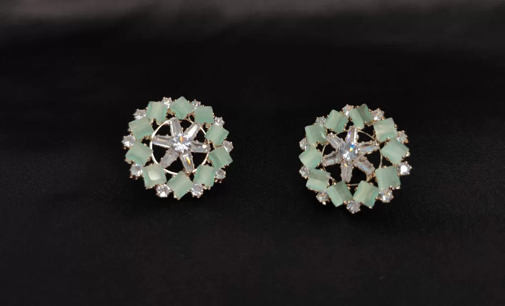 Ad Stone Stud Earrings