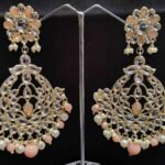 Gold Plated Kundan Earrings