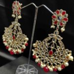 Gold Plated Kundan Earrings