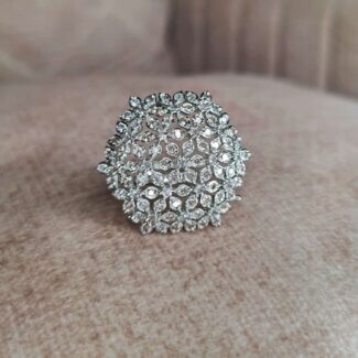 CZ Adjustable Ring